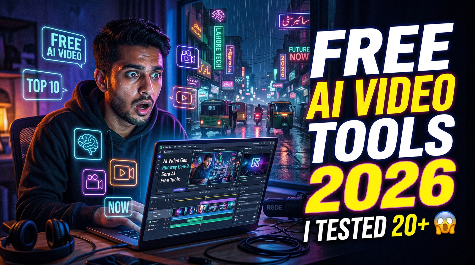 Top 10 Free AI Video Generators 2026 (Tested & Ranked)