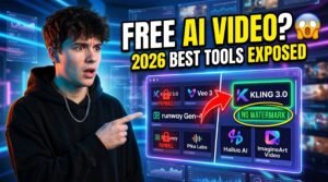 Best free AI video generators 2026 comparison chart showing Kling, Hailuo, and Veo 3