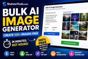 Bulk AI image generator free tool