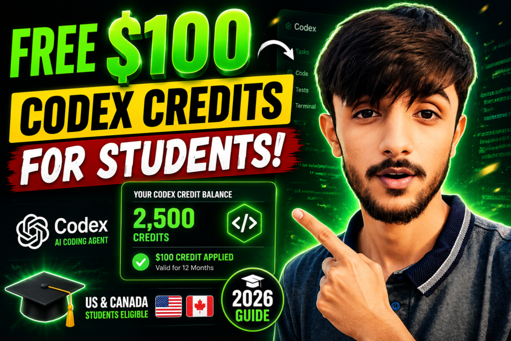 Free $100 Codex Credits for Students: How to Claim (2026 Guide)
