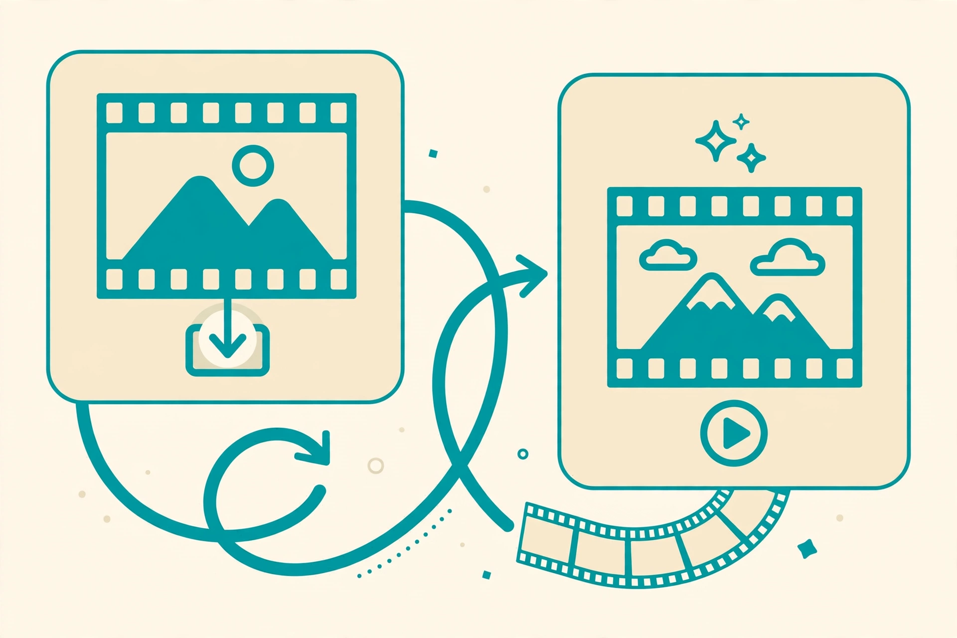 Frame chaining workflow: exporting a video frame to use as reference for the next AI clip
