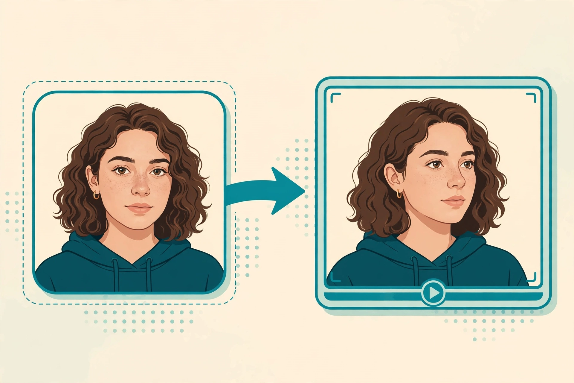 Reference image locking AI character consistency in AI video generation