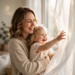 Soft Window Light Portrait Prompt: Mother and Child Lifestyle Moment — AI generated preview